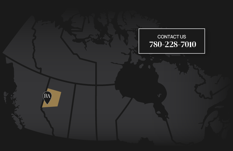 Reconciled Accounts Ltd Service Area of Canada, located in Grande Prairie, Alberta, Canada